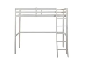 Shop Hoogslaper Gedeon Ii - 90 X 190 Cm - Massief Grenen - Gebleekt + Matras Kinderbed Hoogslaper