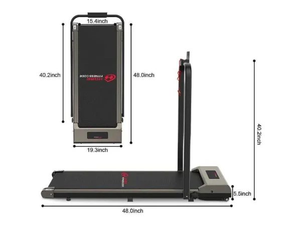 Outlet 2 In 1 Elektrische Vouwpartij Met Lcd -Scherm Versterkt Frame Voor Thuiskantoor Fitness