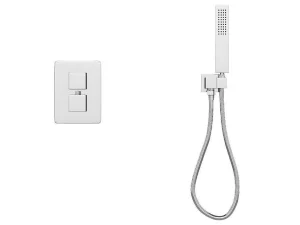 Fashion Inbouw Douche Met Thermostatische Mengkraan - Geborsteld Nikkelkleur - Terek Douchekolom