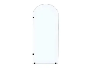 Online Italiaanse Douchewand Ronde Hoeken - 90 X 215 Cm - Airlie Douchewand