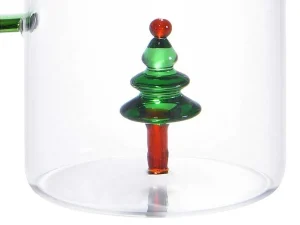 Cheap Karaf Met Kerstboom In Glas - Transparant En Groen - O14,5 X H24 - Mannie Tafelservies