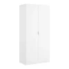 Best Sale Kast Met 2 Deuren - L81 Cm - Wit - Listowel Kledingkast