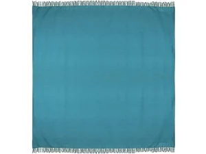 Sale Katoenen Sprei Met Franjes - 230 X 250 Cm - Blauw - Segna Beddengoed