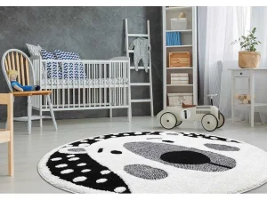 Best Sale Kindertapijt Joy Rond , Teddy Beertje, Voor Kinderen - Structureel, Cercle 160 Cm Tapijt Rond