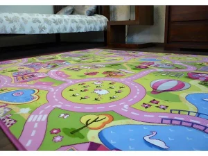 Hot Kindertapijt Sweet Town 150X250 Cm Kindervloerkleed