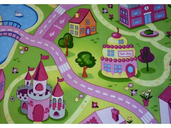 Hot Kindertapijt Sweet Town 150X250 Cm Kindervloerkleed