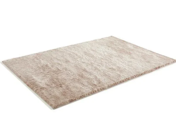 Clearance Kleed Shaggy Dolce Taupe Met Beige Weerschijn - Polyester - 120*170 Cm Tapijt Hoogpolig