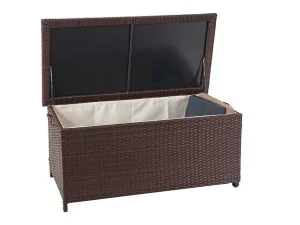 Flash Sale Kussenbox Van Polyrattan Mcw-D88 Iii, Premium Bruin, 51X100X50Cm 170L Tuinopslag