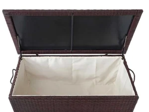 Flash Sale Kussenbox Van Polyrattan Mcw-D88 Iii, Premium Bruin, 51X100X50Cm 170L Tuinopslag