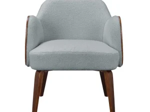 Sale Loungestoel Dolly Grijs Fauteuil Met Holle Rugleuning