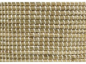 Store Mand Van Zeegras Met Deksel - D39 X H71 - Naturel - Juvami Opbergaccessoire