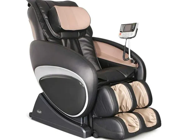 Flash Sale Massagestoel Moon - Met Moon-Systeem - Zwart Fauteuil Kunstleer