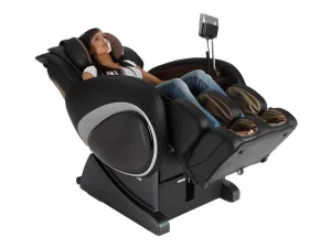 Flash Sale Massagestoel Moon - Met Moon-Systeem - Zwart Fauteuil Kunstleer
