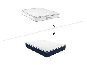 Fashion Matras 120X190Cm Met Pocketveren En Bijpassende Topmatras Dikte 24Cm - Altier Van Dreamea Eenpersoons Matras