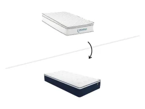 Best Matras 90X190Cm Met Pocketveren En Bijpassende Topmatras Dikte 24Cm - Altier Van Dreamea Eenpersoons Matras