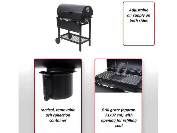 Flash Sale Mcw-F70 Barbecuetrolley Met Deksel En Plank Buitenkeuken