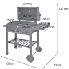 Clearance Mcw-K93 Barbecue Trolley Tafelservies