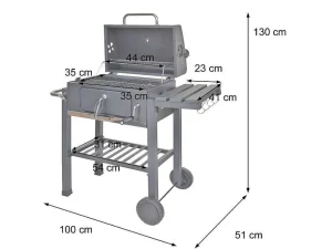 Clearance Mcw-K93 Barbecue Trolley Tafelservies