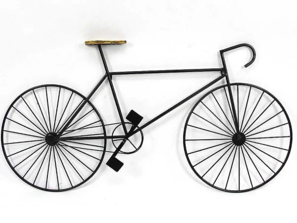 Best Sale Metalen Fiets Wanddecoratie Ventoux - L. 109 X H. 56 Cm - Zwart Decoratieve Wandplaat