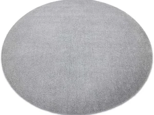 Shop Modern Tapijt Wasbaar Latio 71351060 Rond Zilverkleuring Cercle 120 Cm Tapijt Rond