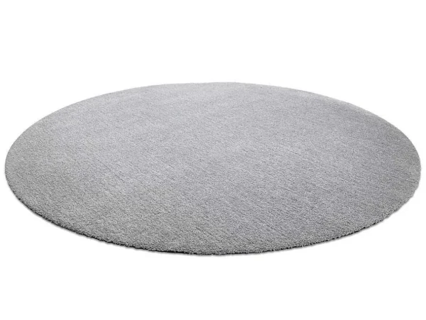 Shop Modern Tapijt Wasbaar Latio 71351060 Rond Zilverkleuring Cercle 120 Cm Tapijt Rond