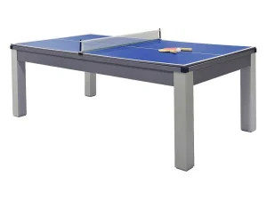 Outlet Modulaire Tafel - Biljart En Pingpong Balthazar - 213 X 112 X 81,5 Cm - Grijs Spel Voor Binnen