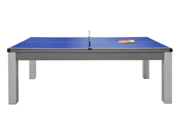 Outlet Modulaire Tafel - Biljart En Pingpong Balthazar - 213 X 112 X 81,5 Cm - Grijs Spel Voor Binnen