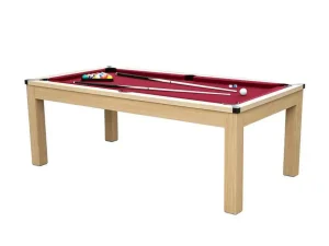 Hot Modulaire Tafel - Biljart En Pingpong Balthazar - 213 X 112 X 81,5 Cm - Rood Spel Voor Binnen