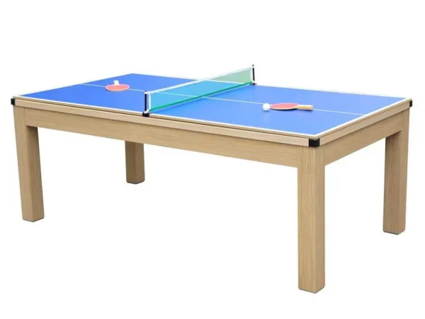 Hot Modulaire Tafel - Biljart En Pingpong Balthazar - 213 X 112 X 81,5 Cm - Rood Spel Voor Binnen