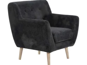 Shop Monte Fauteuil Donkergrijs. Fauteuil Met Holle Rugleuning