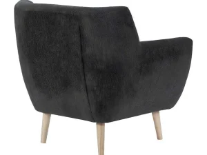 Shop Monte Fauteuil Donkergrijs. Fauteuil Met Holle Rugleuning