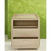 Clearance Olja Commode Met 2 Lades En 1 Plank, Eiken Decor. Babymeubel