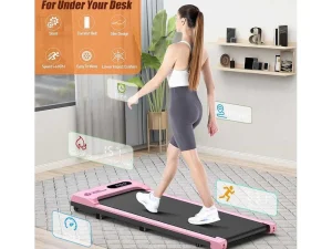 Outlet Onder Bureau Loopband 1-6Km/H Wandelen Jogging Machine Voor Thuiskantoor Met Opvouwmogelijkheid Fitness