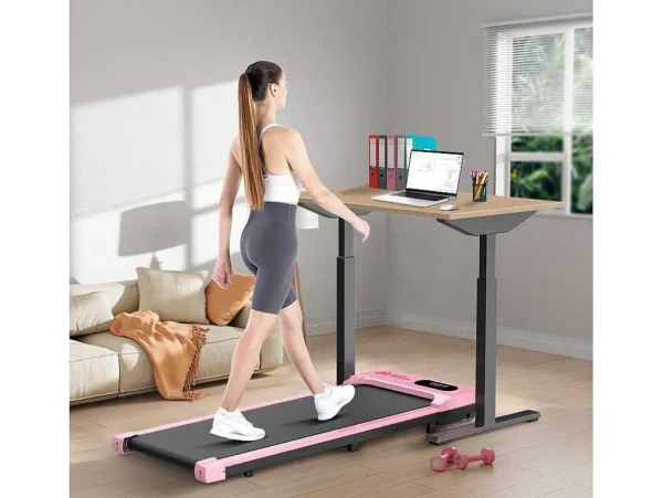 Outlet Onder Bureau Loopband 1-6Km/H Wandelen Jogging Machine Voor Thuiskantoor Met Opvouwmogelijkheid Fitness