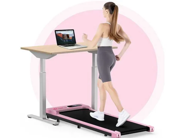 Outlet Onder Bureau Loopband 1-6Km/H Wandelen Jogging Machine Voor Thuiskantoor Met Opvouwmogelijkheid Fitness