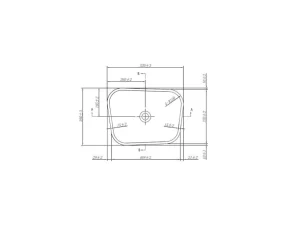 Hot Rechthoekige Staande Wastafel Van Solid Surface - Wit - Tilicho Wastafel