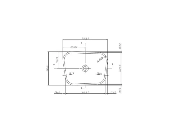 Hot Rechthoekige Staande Wastafel Van Solid Surface - Wit - Tilicho Wastafel