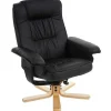 Shop Relax Fauteuil H56, Zwart Fauteuil Kunstleer