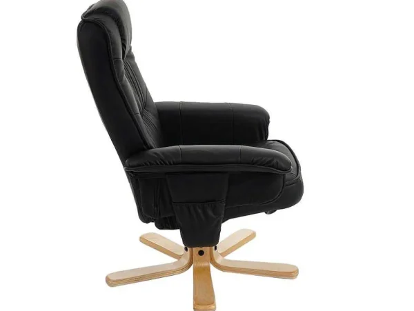 Shop Relax Fauteuil H56, Zwart Fauteuil Kunstleer