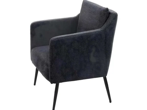 Best Sale Relaxfauteuil Mcw-H93A, Stof/Textiel Donkergrijs Fauteuil Met Holle Rugleuning