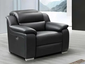 Best Sale Relaxfauteuil Van Leer Arena Ii - Zwart - Elektrisch Relaxfauteuil