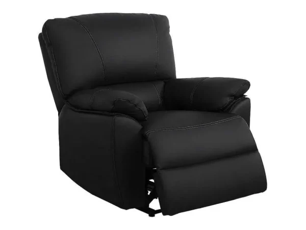 Fashion Relaxfauteuil Van Leer Marcis - Zwart - Elektrisch Relaxfauteuil