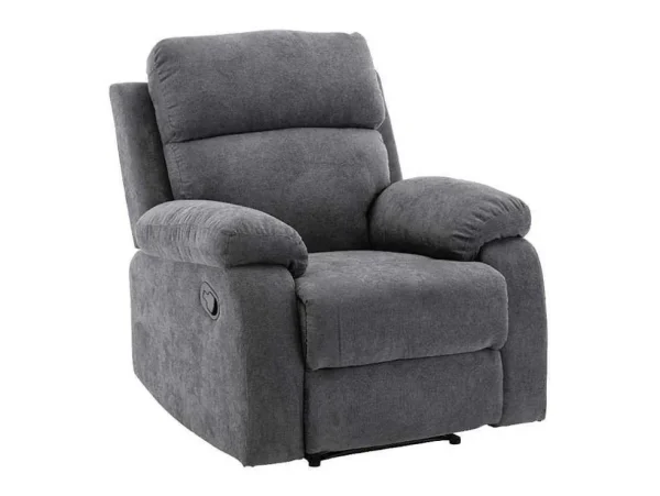 Clearance Relaxfauteuil Van Stof Tolzano - Antraciet Relaxfauteuil