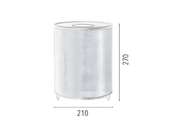 Sale Riva Tafellamp, Zwart, 21X21X27 Cm, Lamp