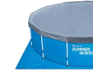 Discount Rond Buisvormig Zwembad Met Cartridge Filterpomp - D457 X H122 Cm - Blauw - Lacanau Zwembad