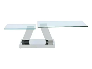 Cheap Salontafel Met Draaiblad Oyrus - Gehard Glas & Metaal Salontafel