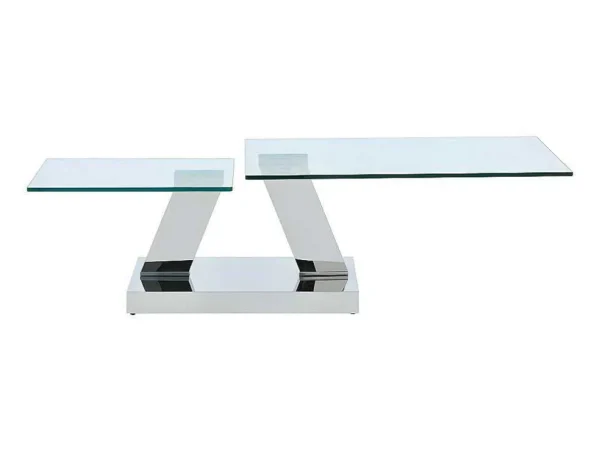 Cheap Salontafel Met Draaiblad Oyrus - Gehard Glas & Metaal Salontafel