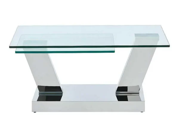 Cheap Salontafel Met Draaiblad Oyrus - Gehard Glas & Metaal Salontafel