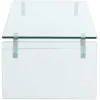 Clearance Salontafel Van Gehard Glas - Transparant - Madro Salontafel