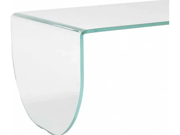 Cheap Salontafel Van Gehard Glas - Transparant En Groen - Kinami Salontafel